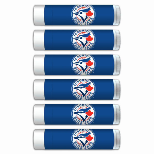 Toronto Blue Jays lip balm 6-pack www.WorthyPromo.com