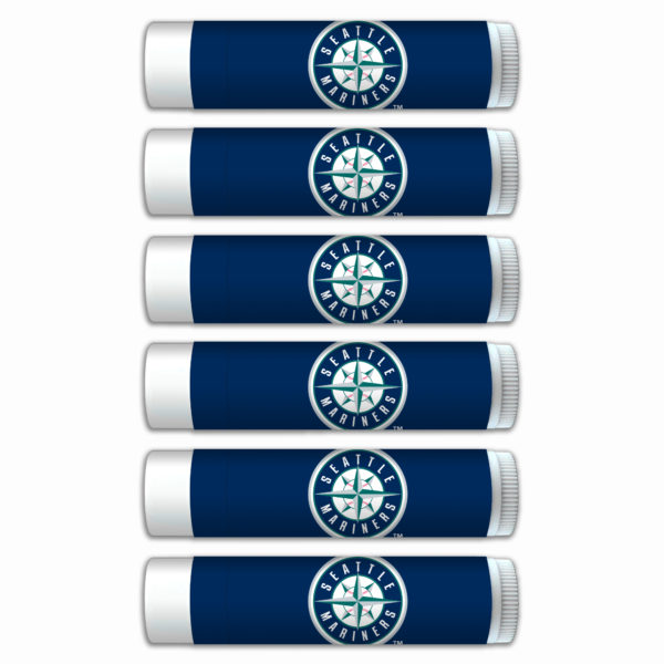 Seattle Mariners lip balm 6-pack www.WorthyPromo.com