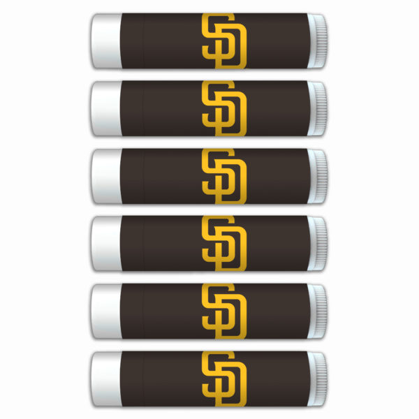 San Diego Padres lip balm 6-pack www.WorthyPromo.com