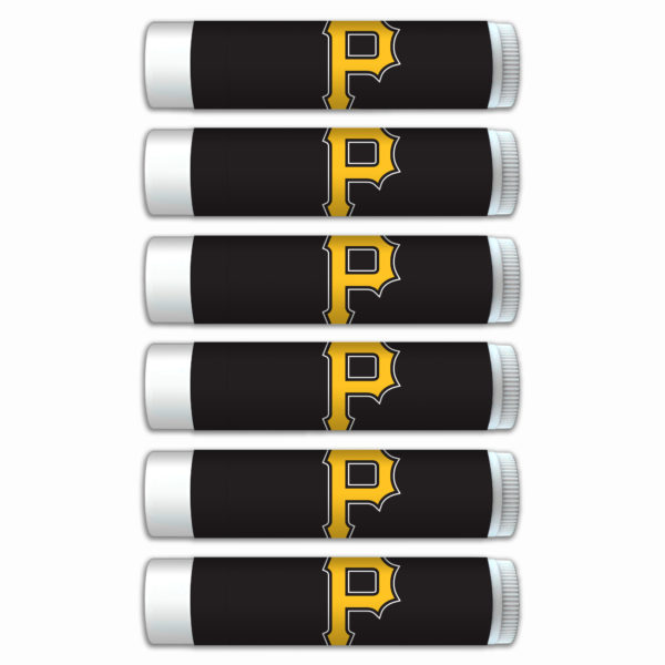Pittsburgh Pirates lip balm 6-pack www.WorthyPromo.com