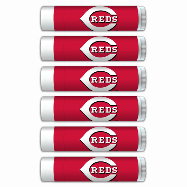 Cincinnati Reds lip balm 6-pack www.WorthyPromo.com
