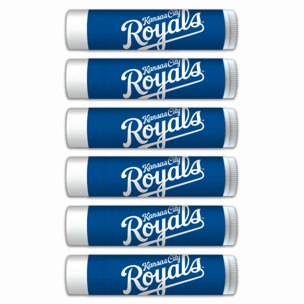 Kansas City Royals lip balm 6-pack www.WorthyPromo.com