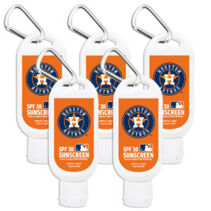 Houston Astros Sunscreen SPF 30 Travel Size 5-Pack