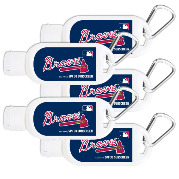 Atlanta Braves Sunscreen SPF 30 5-pack www.WorthyPromo.com