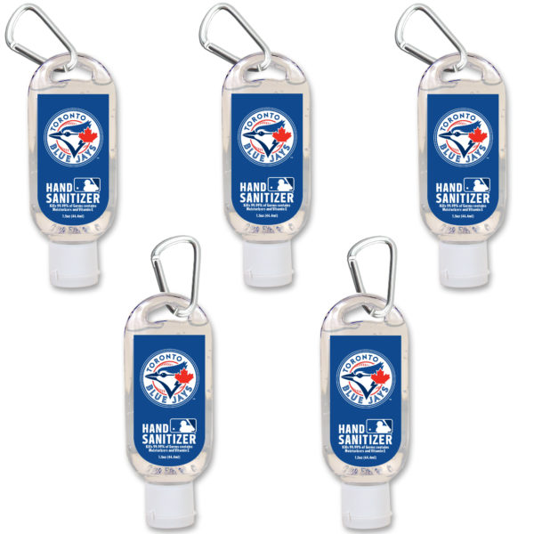 Toronto Blue Jays hand sanitizer travel size www.WorthyPromo.com