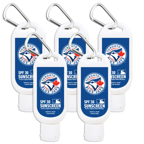 Toronto Blue Jays Sunscreen SPF 30 5-pack www.WorthyPromo.com