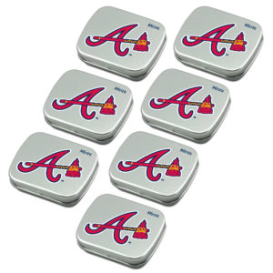 Atlanta Braves Mint Tin 7-Pack | Peppermint Candy