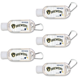Milwaukee Brewers Hand Sanitizer Travel Size 5-Pack