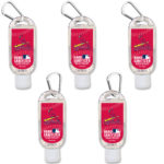 St Louis Cardinals Hand Sanitizer Travel Size 5-Pack