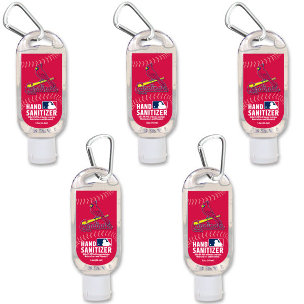 St Louis Cardinals hand sanitizer travel size www.WorthyPromo.com