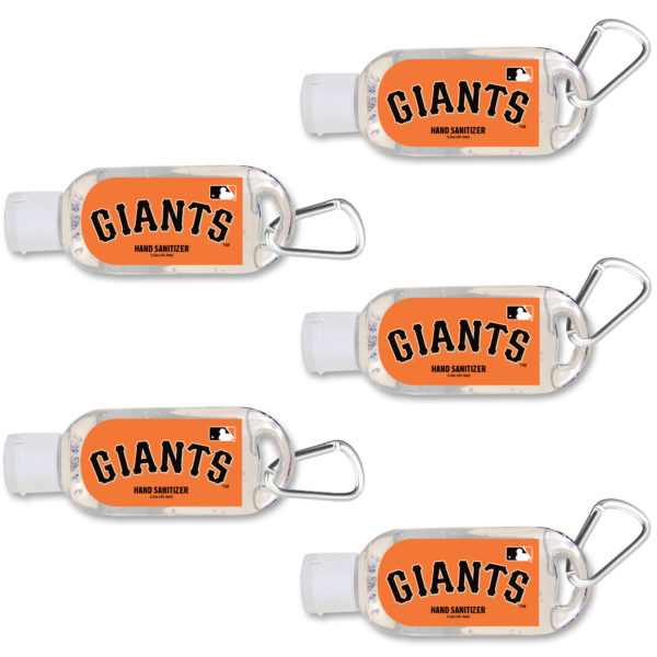 San Francisco Giants hand sanitizer travel size www.WorthyPromo.com
