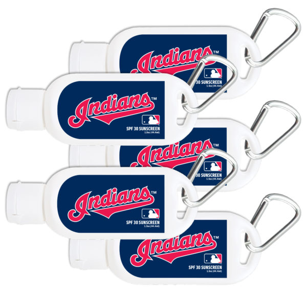 Cleveland Indians Sunscreen SPF 30 5-pack www.WorthyPromo.com