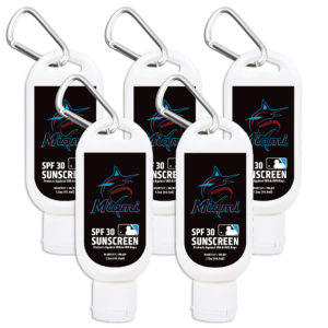 Miami Marlins Sunscreen SPF 30 Travel Size 5-Pack