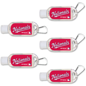 Washington Nationals Hand Sanitizer Travel Size 5-Pack