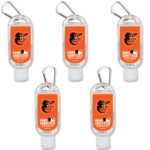 Baltimore Orioles Hand Sanitizer Travel Size 5-Pack