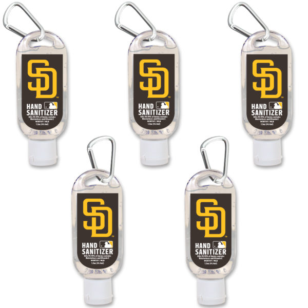 San Diego Padres hand sanitizer travel size www.WorthyPromo.com