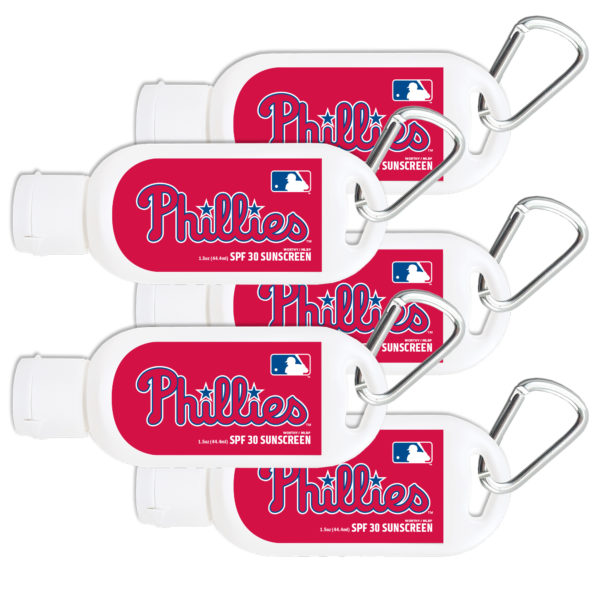 Philadelphia Phillies Sunscreen SPF 30 5-pack www.WorthyPromo.com