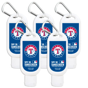 Texas Rangers Sunscreen SPF 30 Travel Size 5-Pack