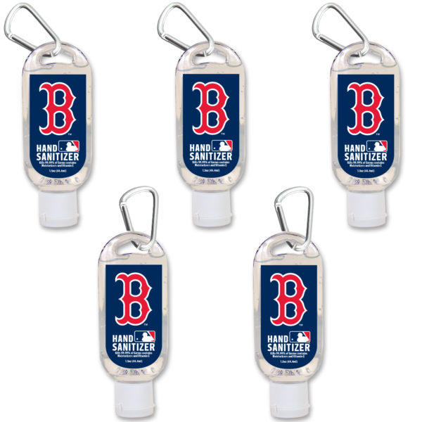 Boston Red Sox hand sanitizer travel size www.WorthyPromo.com