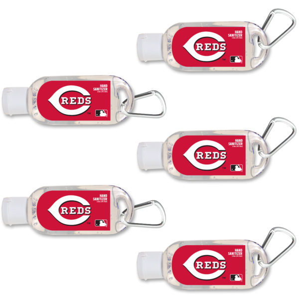 Cincinnati Reds hand sanitizer travel size www.WorthyPromo.com