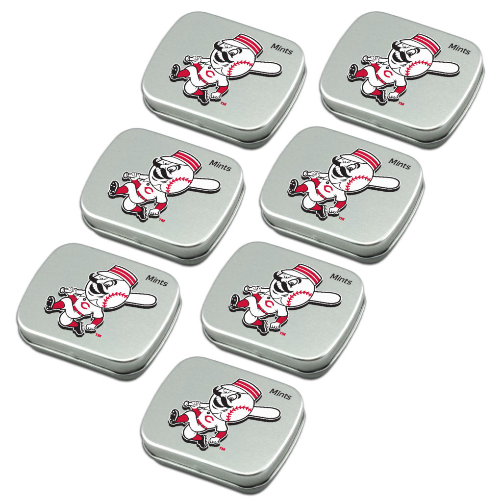St Louis Cardinals Mint Tin 7-Pack  Peppermint Candy - Worthy Family Brands