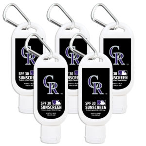 Colorado Rockies Sunscreen SPF 30 Travel Size 5-Pack