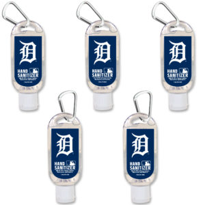 Detroit Tigers Hand Sanitizer Travel Size 5-Pack