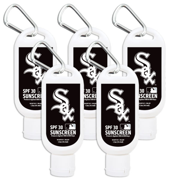 Chicago White Sox Sunscreen SPF 30 5-pack www.WorthyPromo.com
