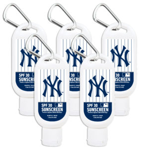 New York Yankees Sunscreen SPF 30 Travel Size 5-Pack
