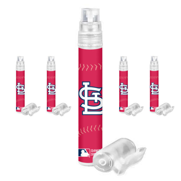 St Louis Cardinals hand sanitizer spray 5-pack www.WorthyPromo.com