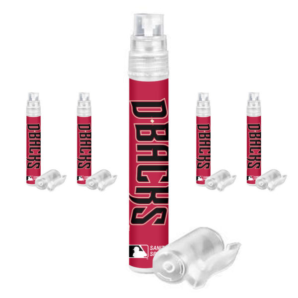 Arizona Diamondbacks hand sanitizer spray 5-pack www.WorthyPromo.com