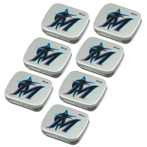 Miami Marlins Mint Tin 7-Pack | Peppermint Candy