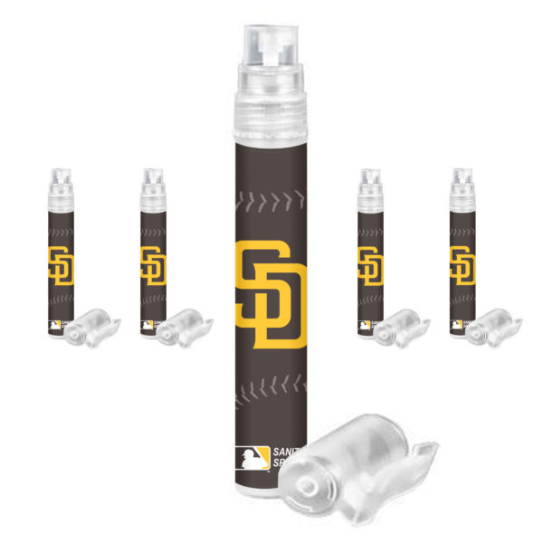 San Diego Padres hand sanitizer spray 5-pack www.WorthyPromo.com