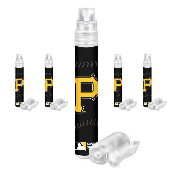 Pittsburgh Pirates hand sanitizer spray 5-pack www.WorthyPromo.com
