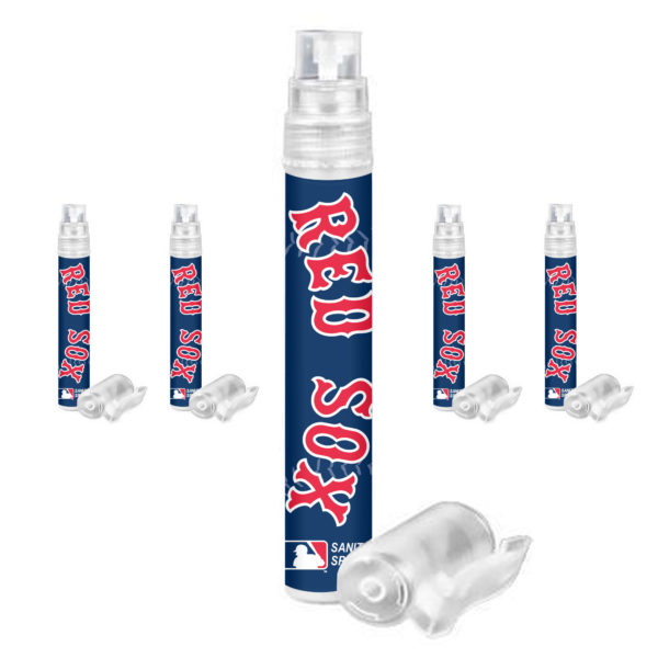 Boston Red Sox hand sanitizer spray 5-pack www.WorthyPromo.com