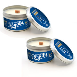 Kansas City Royals Candles Travel Tin 2-Pack