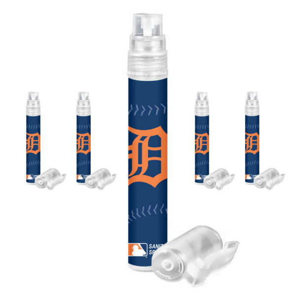 Detroit Tigers hand sanitizer spray 5-pack www.WorthyPromo.com