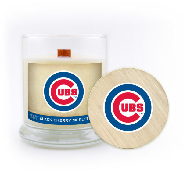 Chicago Cubs Candle Soy Wax, MLB, Variety of Scents, at www.WorthyPromo.com