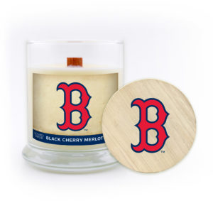 Boston Red Sox Candle Scented Soy Wax with Wood Wick, MLB, 8oz