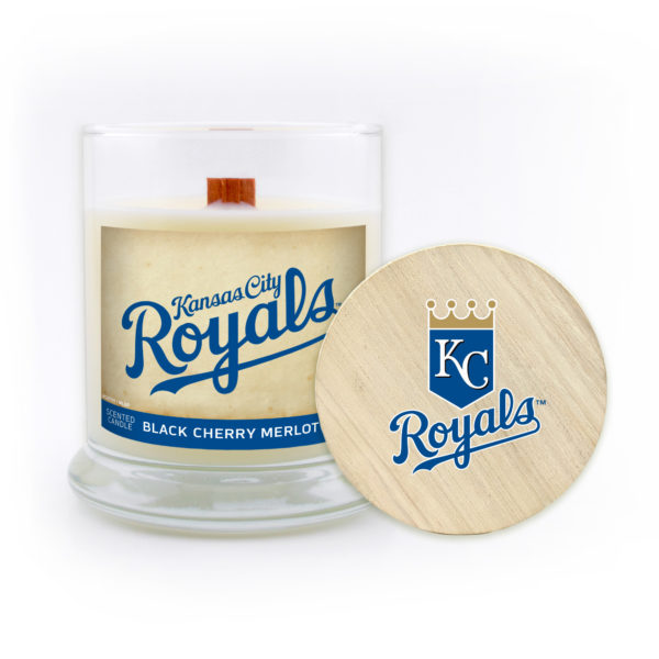 Kansas City Royals Candle Soy Wax, MLB, Variety of Scents, at www.WorthyPromo.com