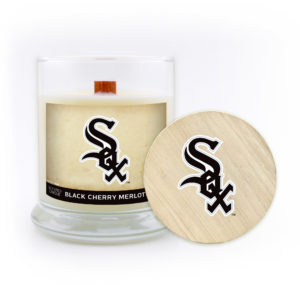 Chicago White Sox Candle Scented Soy Wax with Wood Wick, MLB, 8oz