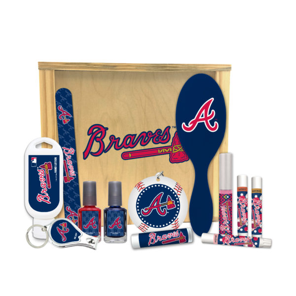 Atlanta Braves Women's Gift Box available at www.WorthyPromo.com