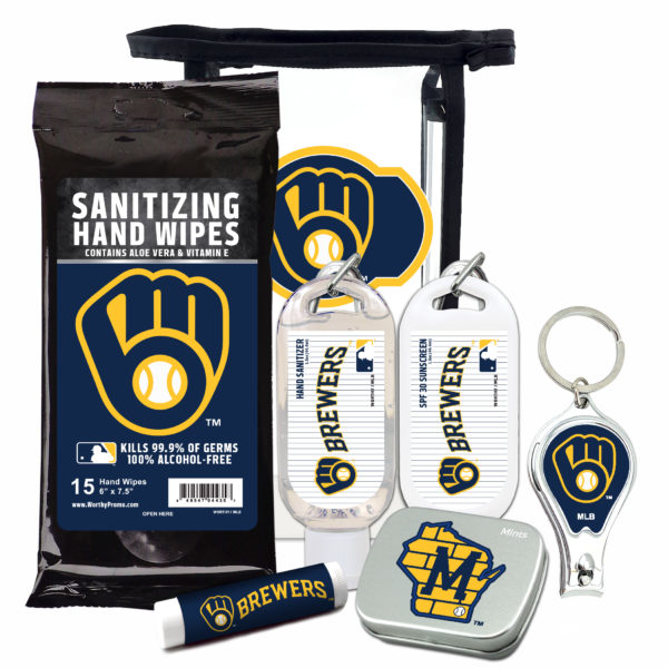 Milwaukee Brewers Gifts for Men and Women 6 Piece Gift Set at www.WorthyPromo.com