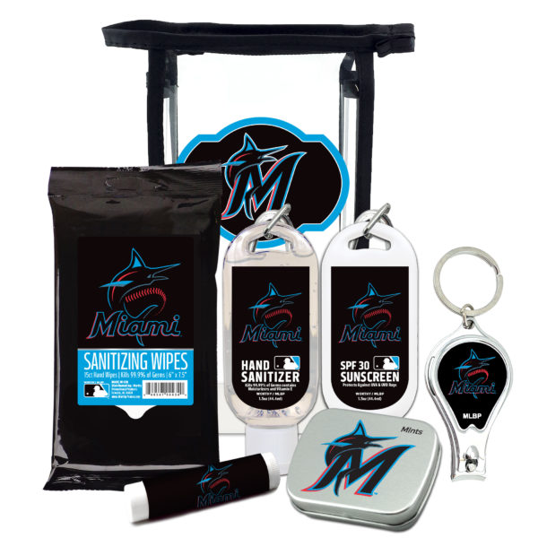 Miami Marlins Gifts for Men and Women 6 Piece Gift Set at www.WorthyPromo.com