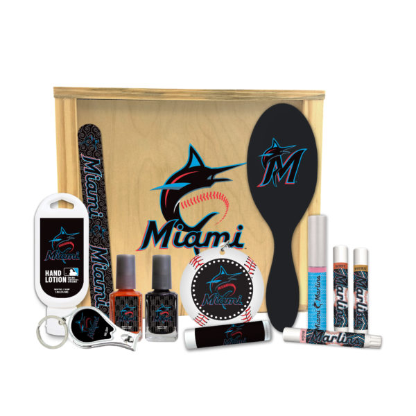 Miami Marlins Women's Gift Box available at www.WorthyPromo.com