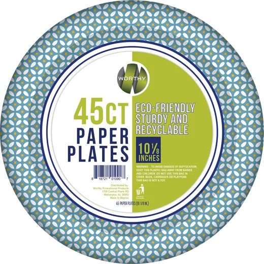 45ct Paper Plates