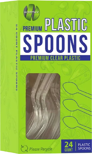 24ct Plastic Spoons