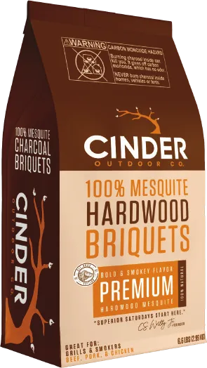 100% Mesquite Hardwood Briquets